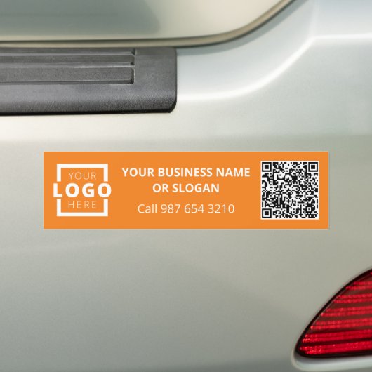Aangepaste zakelijke Logo QR-code Promotionele Cor Bumpersticker (Op auto)