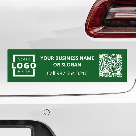 Aangepaste zakelijke Logo QR-code Promotionele Cor Bumpersticker