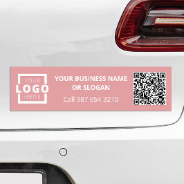 Aangepaste zakelijke Logo QR-code Promotionele Cor Bumpersticker