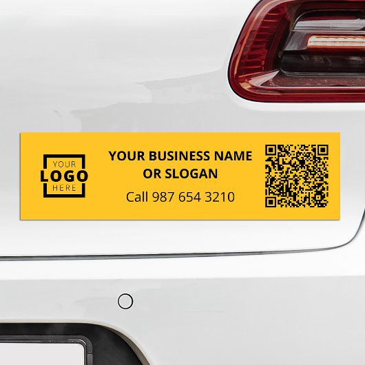 Aangepaste zakelijke Logo QR-code Promotionele Cor Bumpersticker