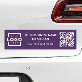 Aangepaste zakelijke Logo QR-code Promotionele Cor Bumpersticker