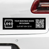 Aangepaste zakelijke Logo QR-code Promotionele Cor Bumpersticker