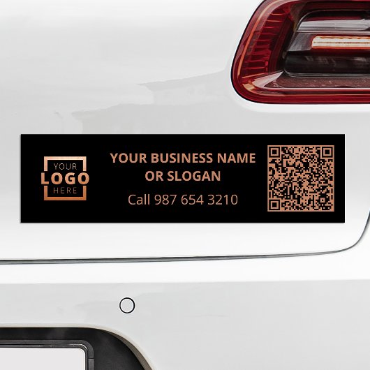 Aangepaste zakelijke Logo QR-code Promotionele Cor Bumpersticker