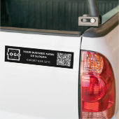 Aangepaste zakelijke Logo QR-code Promotionele Cor Bumpersticker (Op Truck)