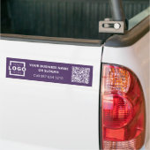 Aangepaste zakelijke Logo QR-code Promotionele Cor Bumpersticker (Op Truck)