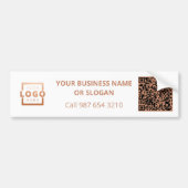 Aangepaste zakelijke Logo QR-code Promotionele Cor Bumpersticker (Voorkant)