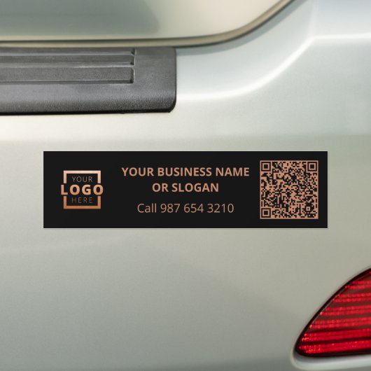 Aangepaste zakelijke Logo QR-code Promotionele Cor Bumpersticker (Op auto)