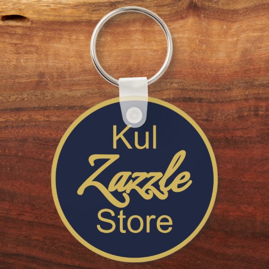 Aangepaste zakelijke Logo QR-code Sleutelhanger (Voorkant)