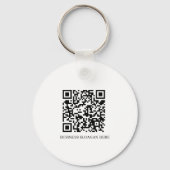 Aangepaste zakelijke Logo QR-code Sleutelhanger (Achterkant)