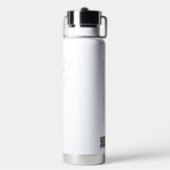 Aangepaste zakelijke logo QR-website professioneel Waterfles (Achterkant)