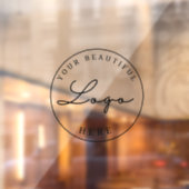 Aangepaste zakelijke Logo Raamsticker (Vel 2)