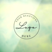 Aangepaste zakelijke Logo Raamsticker (Vel 3)