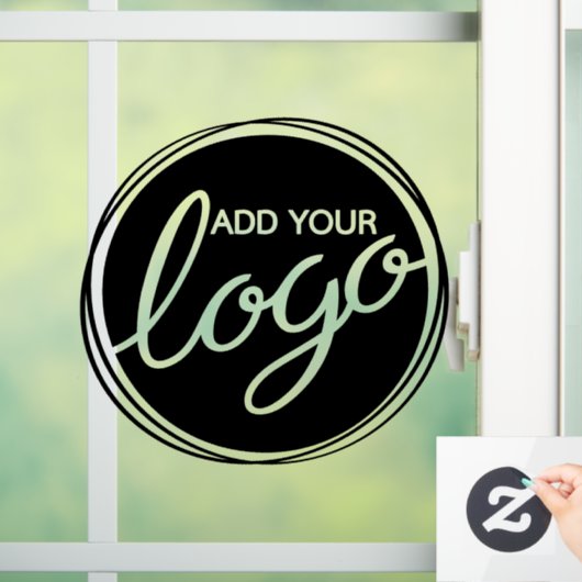 Aangepaste zakelijke Logo Raamsticker (Huis)