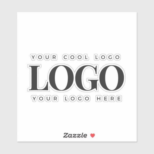 Aangepaste zakelijke Logo-rechthoeklaptop Sticker (Vel)