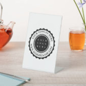 Aangepaste zakelijke Logo Reclamebord Met Voetstuk (Insitu)