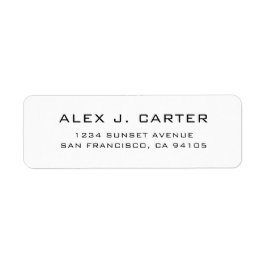 Aangepaste Zakelijke Logo Retouradres Branding Etiket