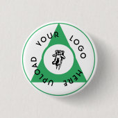 Aangepaste zakelijke Logo Ronde Button 3,2 Cm (Voorkant)