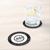 Aangepaste zakelijke Logo Ronde Kartonnen Onderzetter (Insitu)