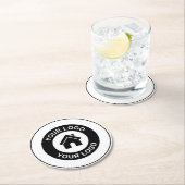 Aangepaste zakelijke Logo Ronde Kartonnen Onderzetter (Insitu)