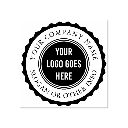 Aangepaste zakelijke Logo ronde stempel Lijst (Afrduk)