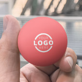 Aangepaste zakelijke Logo roze Pingpongbal