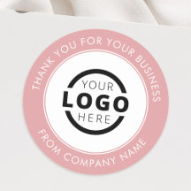 Aangepaste zakelijke Logo - Roze