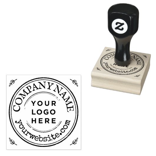 Aangepaste zakelijke Logo Rubberstempel (Gestempeld)
