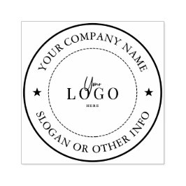 Aangepaste zakelijke Logo Rubberstempel