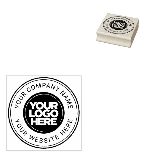 Aangepaste zakelijke Logo Rubberstempel (Gestempeld)