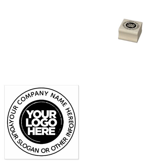 Aangepaste zakelijke Logo Rubberstempel (Gestempeld)