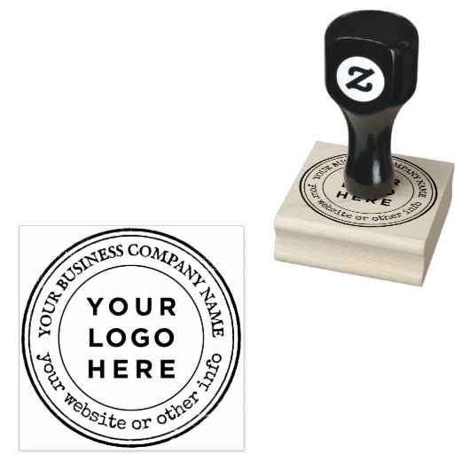 Aangepaste zakelijke Logo Rubberstempel (Gestempeld)