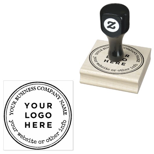 Aangepaste zakelijke Logo Rubberstempel (Gestempeld)