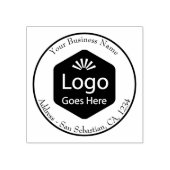 Aangepaste zakelijke Logo Rubberstempel (Afrduk)