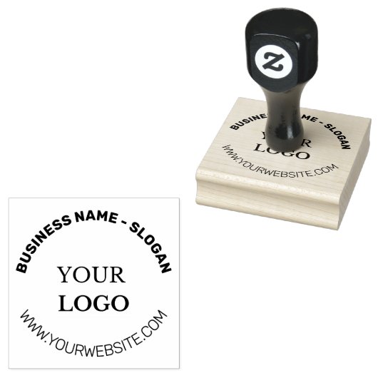 Aangepaste zakelijke Logo Rubberstempel (Gestempeld)