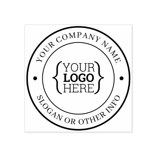 Aangepaste zakelijke Logo Rubberstempel (Afrduk)