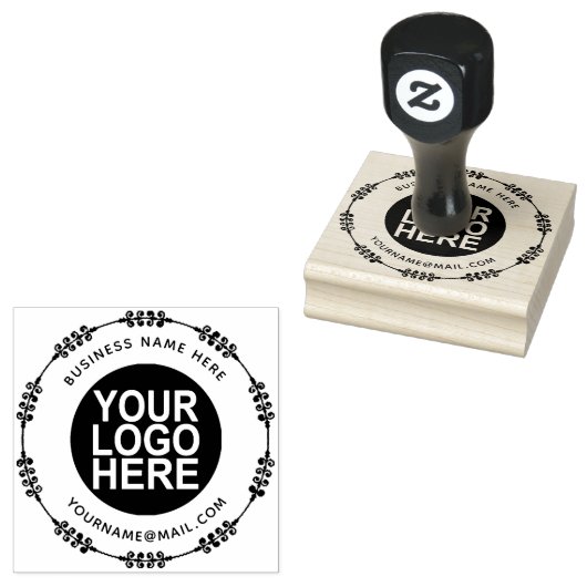 Aangepaste zakelijke Logo Rubberstempel (Gestempeld)