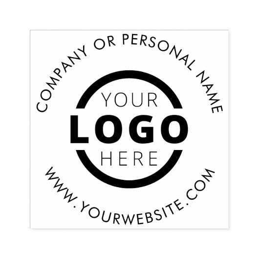 Aangepaste zakelijke Logo Rubberstempel (Afrduk)