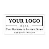 Aangepaste zakelijke Logo Rubberstempel (Afrduk)