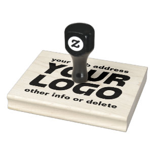 Aangepaste zakelijke Logo Rubberstempel