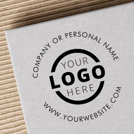Aangepaste zakelijke Logo Rubberstempel