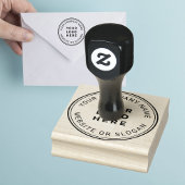 Aangepaste zakelijke Logo Rubberstempel