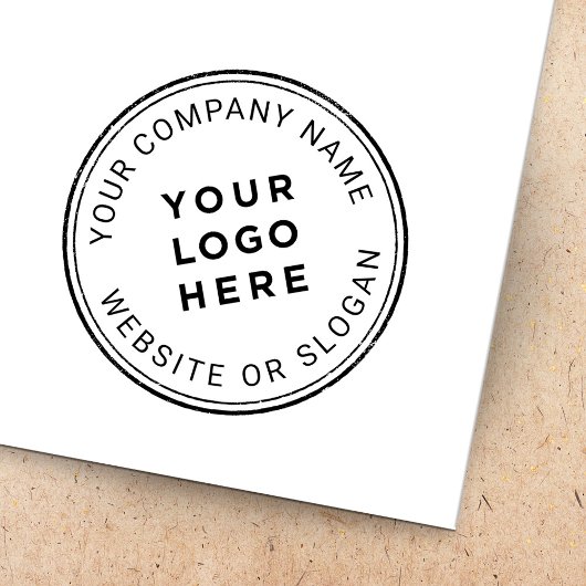 Aangepaste zakelijke Logo Rubberstempel