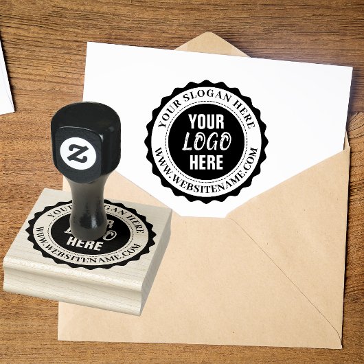 Aangepaste zakelijke Logo Rubberstempel