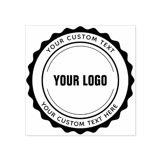 Aangepaste zakelijke Logo Rubberstempel (Afrduk)