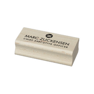 Aangepaste zakelijke Logo Rubberstempel