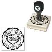 Aangepaste zakelijke Logo Rubberstempel (Gestempeld)