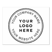Aangepaste zakelijke Logo Rubberstempel (Afrduk)
