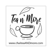 Aangepaste zakelijke Logo Rubberstempel (Afrduk)