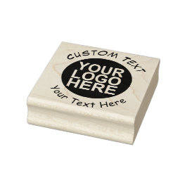 Aangepaste zakelijke Logo Rubberstempel
