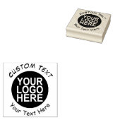 Aangepaste zakelijke Logo Rubberstempel (Gestempeld)